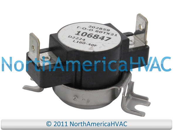 OEM Furnace Heater Disc Limit Switch Replaces T-O-D 60TX21-202931